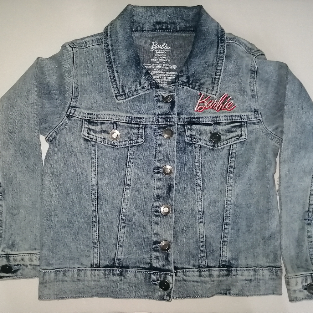 NEW Barbie Girl Revolution Jean Jacket Size Small 6-6x